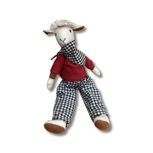 Australian Made Unique Felt Boy Sheep Toy