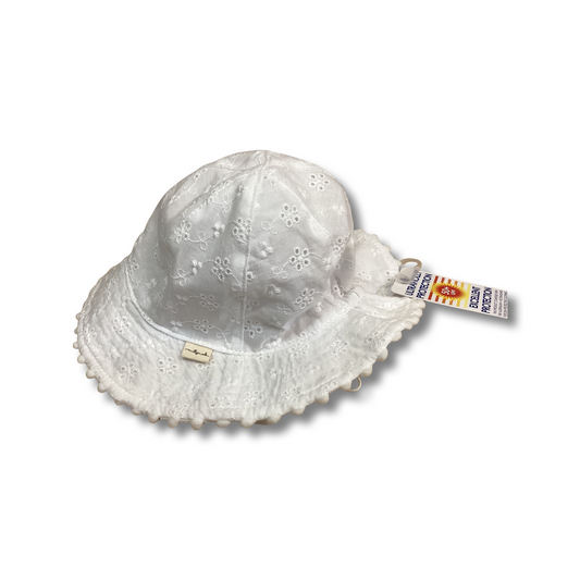Boonie/Floppy Harlow Bucket Hat - Colour White - Millymook