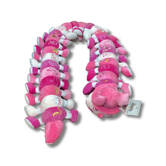 Pink Plush Alphabetical Caterpillar